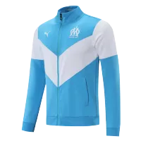 Marseille Training Jacket 2021/22 By - White&Blue - elmontyouthsoccer