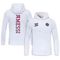 Messi #30 PSG Hoody Sweater 2021/22 By - White - elmontyouthsoccer