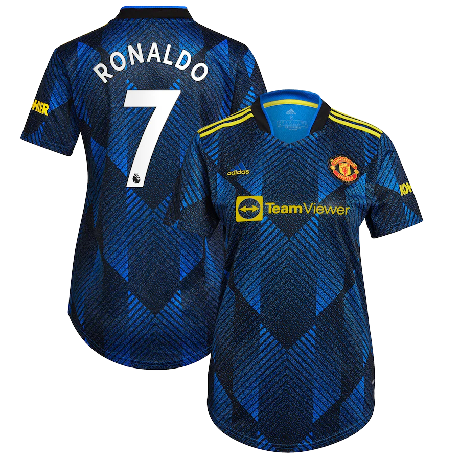 Adidas 2022-2023 Man Utd Training Shirt (Blue) (RONALDO 7)