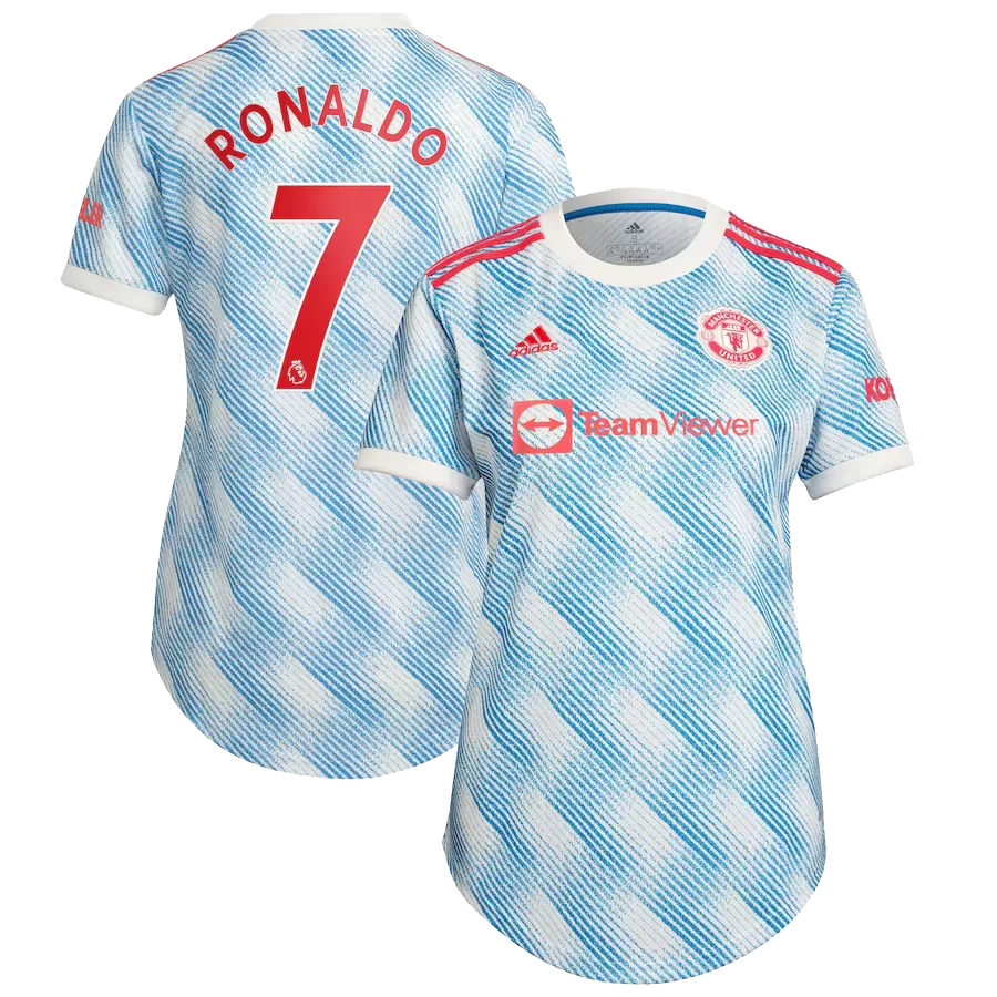 Manchester United 2021/22 Away Ronaldo #7 YOUTH Jersey Name Set