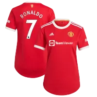 RONALDO #7 Manchester United Home Jersey 2021/22 By - Women - elmontyouthsoccer