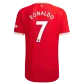 RONALDO #7 Manchester United Authentic Home Jersey 2021/22 By - ijersey