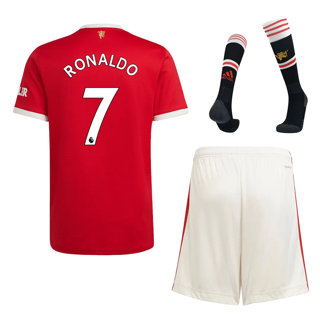 Ronaldo #7 Manchester United Jersey Youth Medium With Shorts.Brand