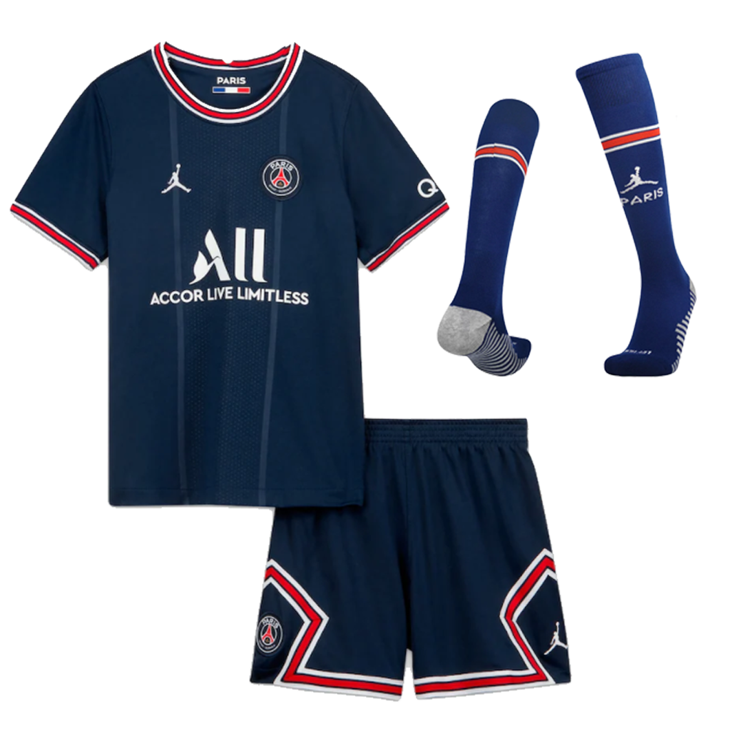 Youth Messi #30 PSG Jersey Kit 2021/22 Home