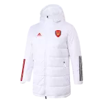 Arsenal Winter Jacket 2021/22 By - White - elmontyouthsoccer