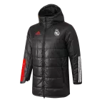 Real Madrid Winter Jacket 2021/22 By - Black - elmontyouthsoccer