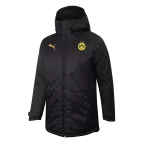 Borussia Dortmund Winter Jacket 2021/22 By - Black - elmontyouthsoccer