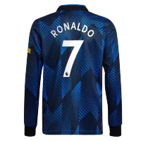 RONALDO #7 Manchester United Third Away Jersey 2021/22 - Long Sleeve - elmontyouthsoccer