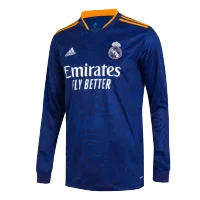 Real Madrid Away Jersey 2021/22 - Long Sleeve - elmontyouthsoccer