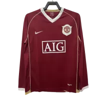 Manchester United Jersey 2006/07 Home Retro - Long Sleeve - ijersey