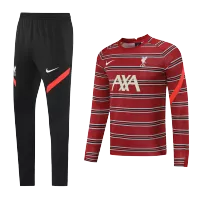 Liverpool Tracksuit 2021/22 - Red&Black - elmontyouthsoccer