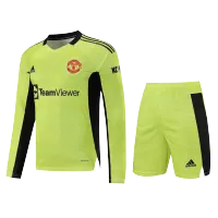 Manchester United Goalkeeper Jersey Kit 2021/22 - elmontyouthsoccer