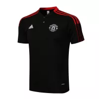 Manchester United Polo Shirt 2021/22 - Black - elmontyouthsoccer