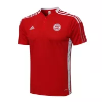 Bayern Munich Polo Shirt 2021/22 - Red - elmontyouthsoccer