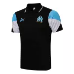 Marseille Polo Shirt 2021/22 - Black - elmontyouthsoccer