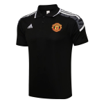 Manchester United Polo Shirt 2021/22 - Black