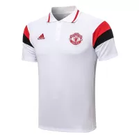 Manchester United Polo Shirt 2021/22 - White - elmontyouthsoccer