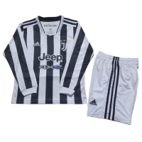 Juventus Home Jersey Kit 2021/22 Youth - Long Sleeve - elmontyouthsoccer