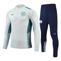 Manchester City Tracksuit 2021/22 Youth - Gray - elmontyouthsoccer