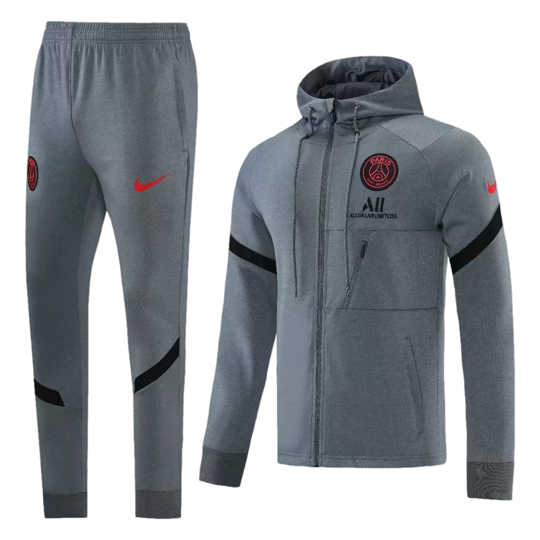 PSG Hoodie Tracksuit 2021/22 Jordan - Dark Gray | Elmont Youth Soccer