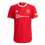 Manchester United Authentic Home Jersey 2021/22 By - elmontyouthsoccer