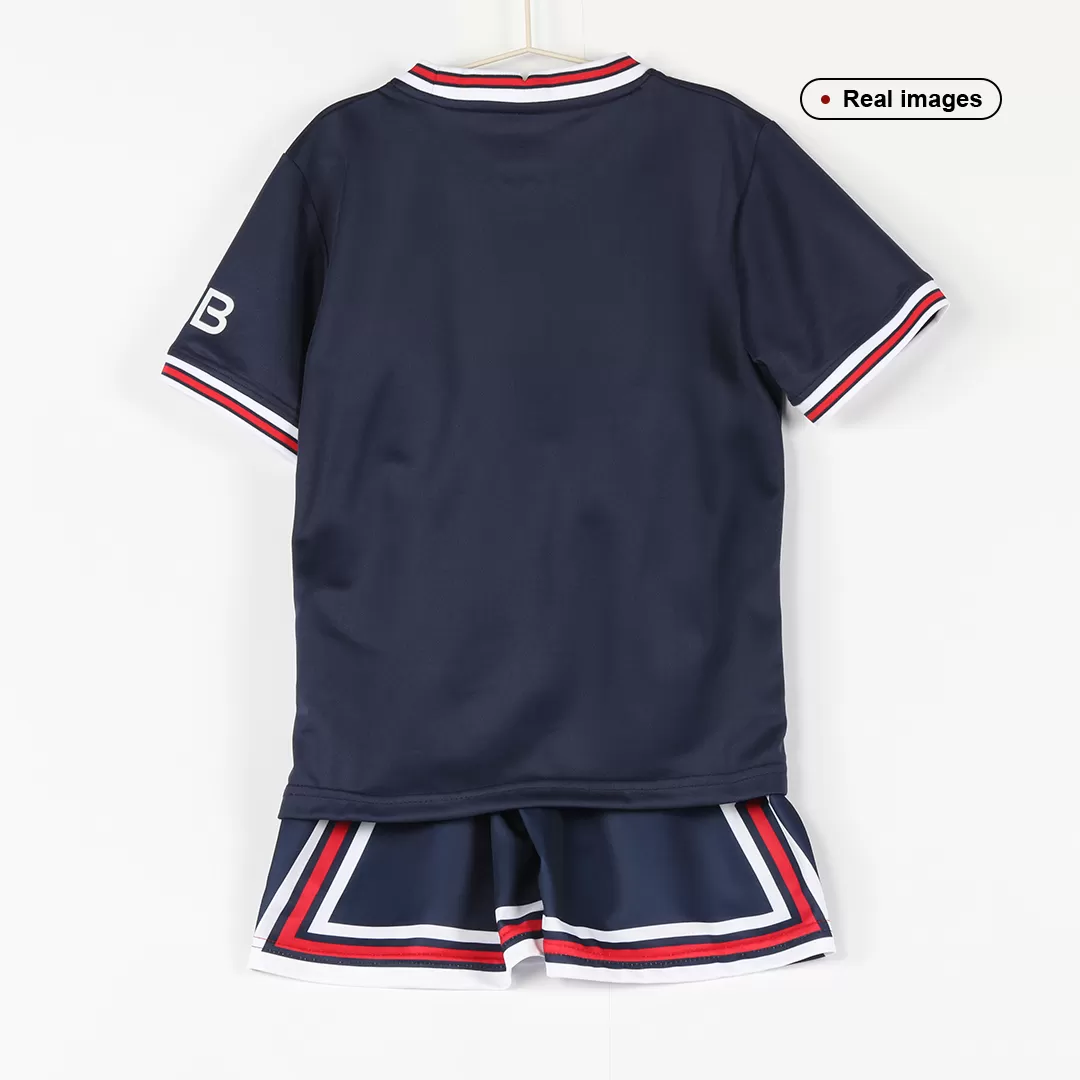 Youth Messi #30 PSG Jersey Kit 2021/22 Home