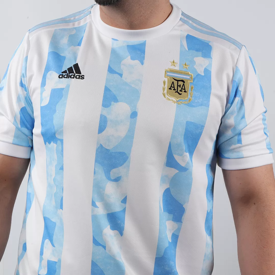 Argentina Kids Soccer Jersey Home Kit (Shirt+Short) 2021