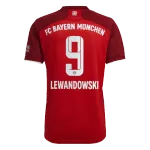 LEWANDOWSKI #9 Bayern Munich Home Jersey 2021/22 By Adidas