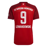 LEWANDOWSKI #9 Bayern Munich Home Jersey 2021/22 By - elmontyouthsoccer