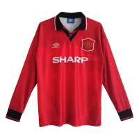 Manchester United Jersey 1994/96 Home Retro - Long Sleeve - ijersey