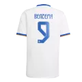 BENZEMA #9 Real Madrid Home Jersey 2021/22 By - elmontyouthsoccer