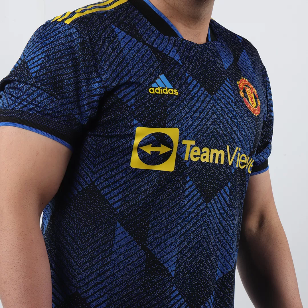 RONALDO #7 Manchester United Third Away Full Kit 2021/22 By Adidas