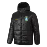 Brazil Training Winter Jacket 2021/22 By - Black - elmontyouthsoccer