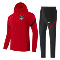 Atletico Madrid Hoodie Tracksuit 2021 Youth - Red - elmontyouthsoccer