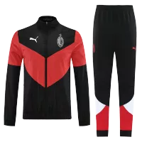 AC Milan Tracksuit 2021/22 - Black&Red - elmontyouthsoccer