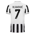 VLAHOVIĆ #7 Juventus Jersey 2021/22 Home - elmontyouthsoccer