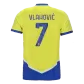 VLAHOVIĆ #7 Juventus Jersey 2021/22 Third - elmontyouthsoccer