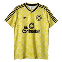 Borussia Dortmund Jersey 1988 Home Retro - elmontyouthsoccer