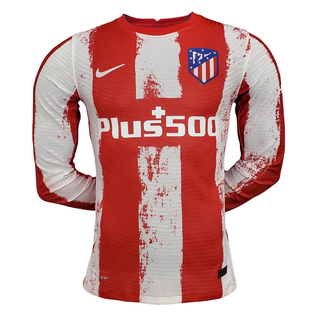 dans engagement diamant Atletico Madrid Home Authentic Jersey 2021/22 - Long Sleeve | Elmont Youth  Soccer