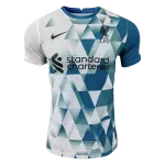 Liverpool Training Jersey 2021/22 Authentic Pre-Match - White&Blue -Concept - elmontyouthsoccer