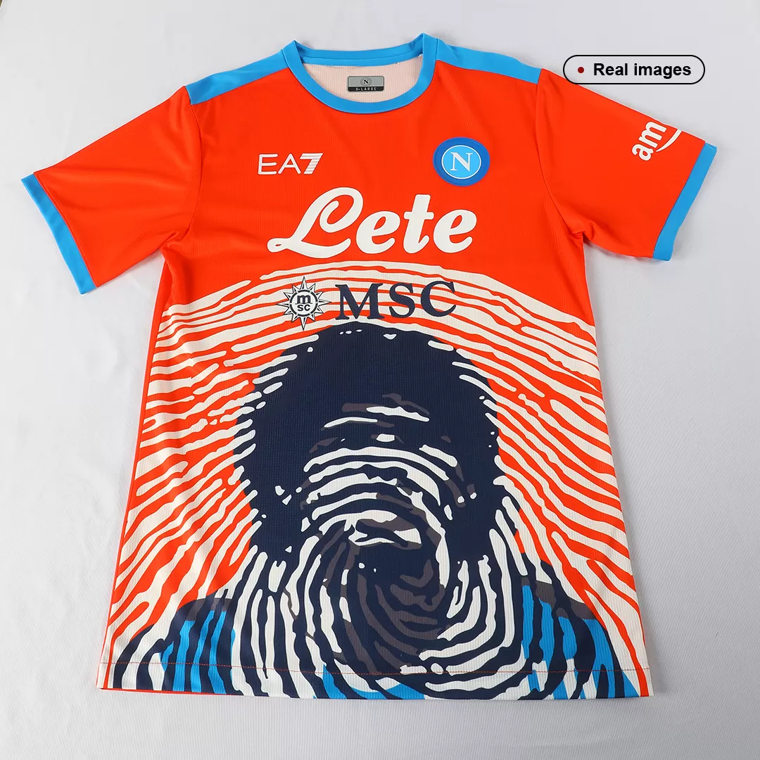 Napoli & EA7 Launch Special Edition 'Maradona Rossa' Shirt - SoccerBible