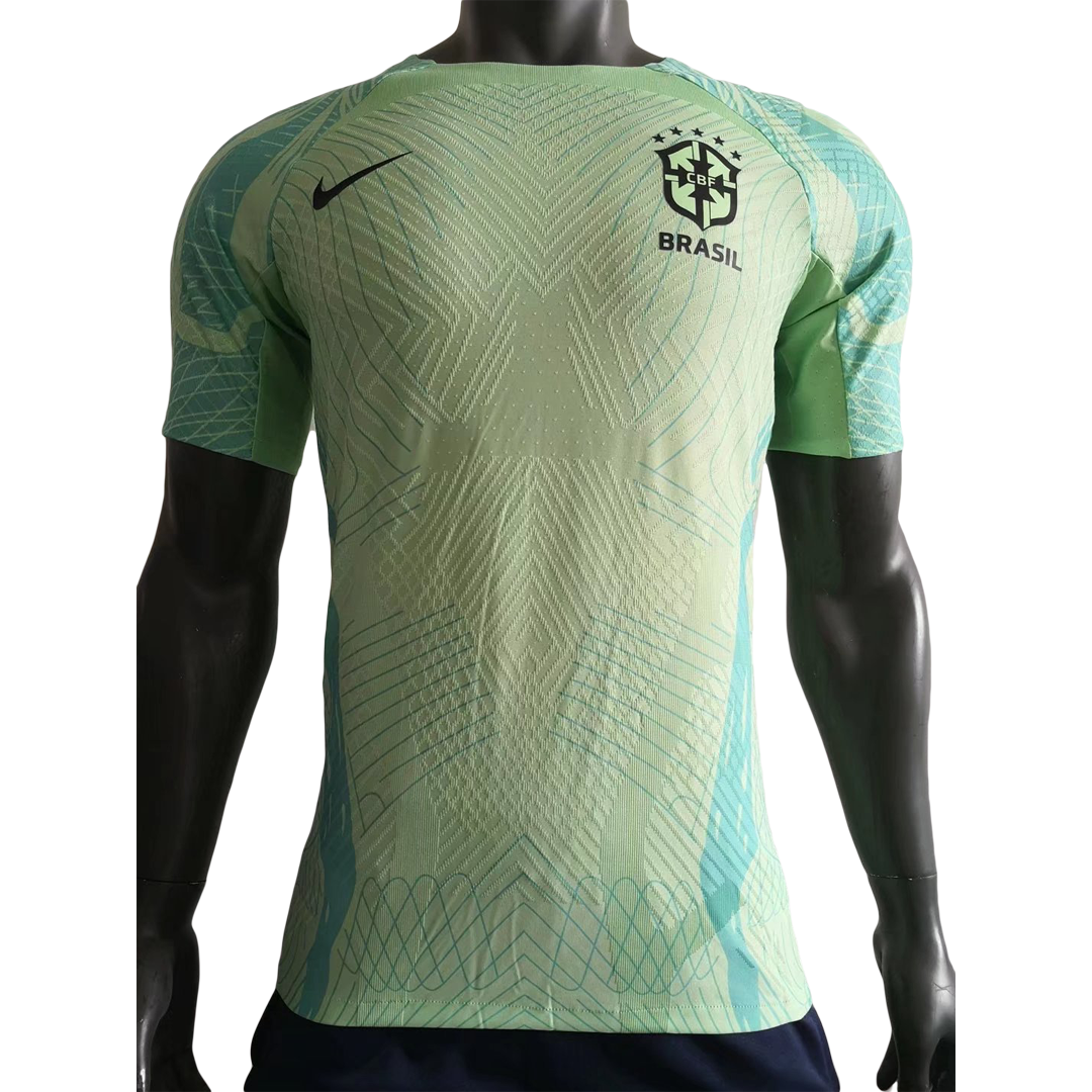 Brazil Training Jersey 2022 Authentic Pre-Match Nike - Yellow