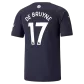 Kevin De Bruyne #17 Manchester City Jersey 2021/22 Third - elmontyouthsoccer