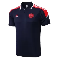 Bayern Munich Polo Shirt 2021/22 - Navy - elmontyouthsoccer