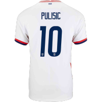 Christian Pulisic #10 USA Jersey 2020 Home Nike