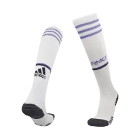 Real Madrid Soccer Socks 2022/23 Home - elmontyouthsoccer