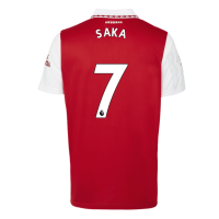 SAKA #7 Arsenal Jersey 2022/23 Home Adidas