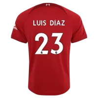 LUIS DiAZ #23 Liverpool Jersey 2022/23 Home - elmontyouthsoccer