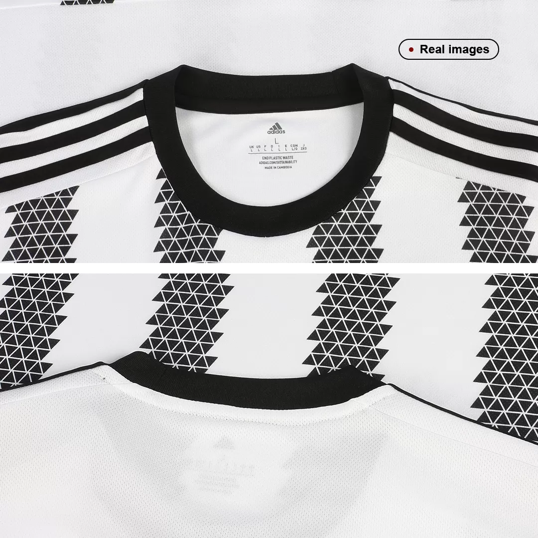 Juventus Home Shirt 2022-23 - Kids with Di Maria 22 printing