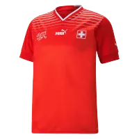 Switzerland Jersey 2022 Home World Cup - elmontyouthsoccer